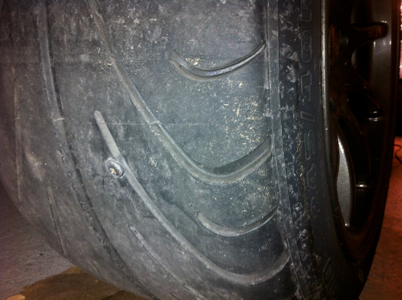 Flat tyre