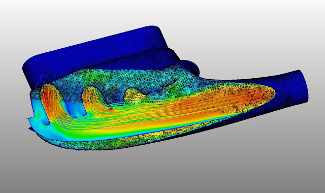 Airbox static flow CFD analysis