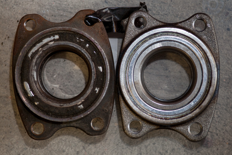 Rear wheel bearings